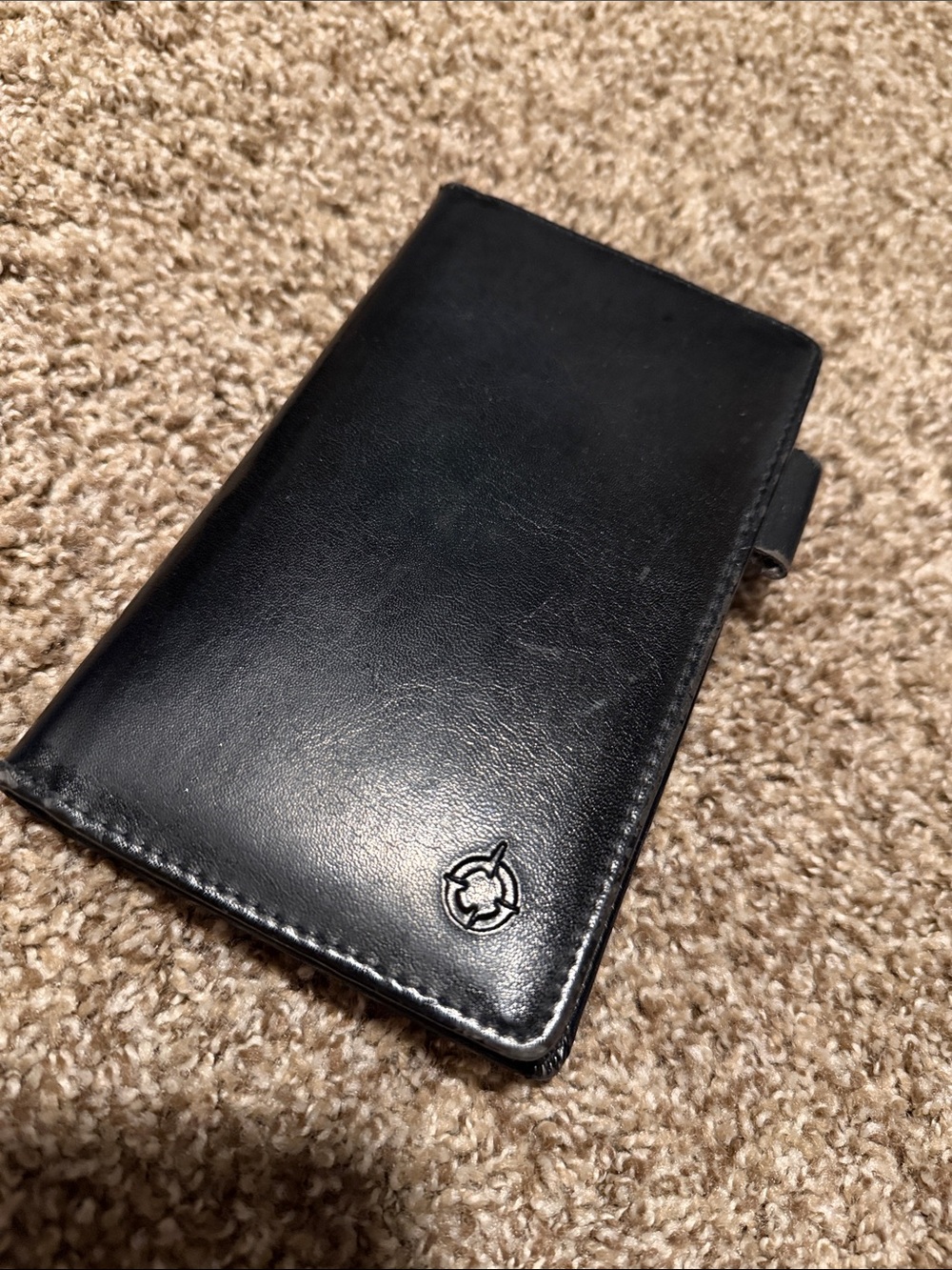 Franklin Covey black vinyl planner cover w/2 lined notebooks